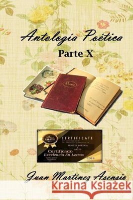 Antología Poética Parte X Martínez Asensio, Juan 9781097728763