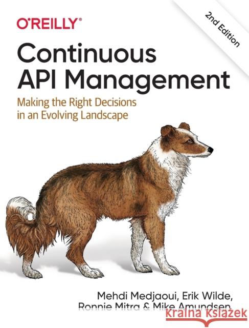 Continuous API Management: Making the Right Decisions in an Evolving Landscape Mehdi Medjaoui Erik Wilde Ronnie Mitra 9781098103521 O'Reilly Media