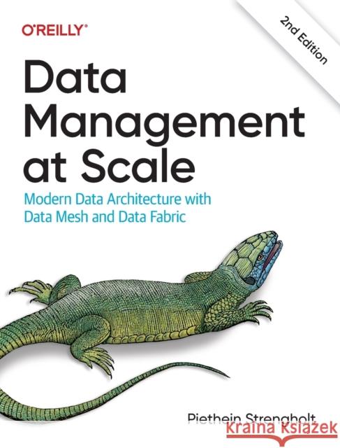 Data Management at Scale: Modern Data Architecture with Data Mesh and Data Fabric Piethein Strengholt 9781098138868 O'Reilly Media