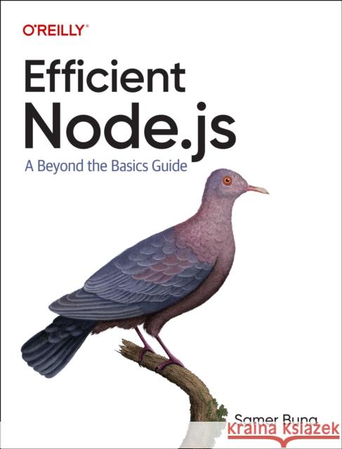 Efficient Node.js: A Beyond The Basics Guide Samer Buna 9781098145194 O'Reilly Media