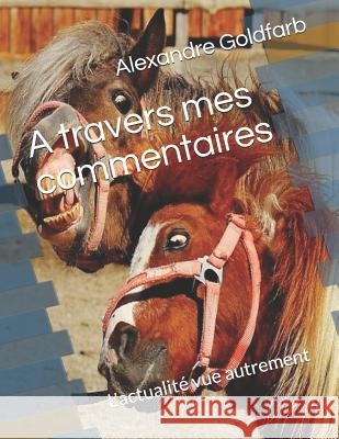 A travers mes commentaires: L'actualité vue autrement Goldfarb, Alexandre 9781099423338