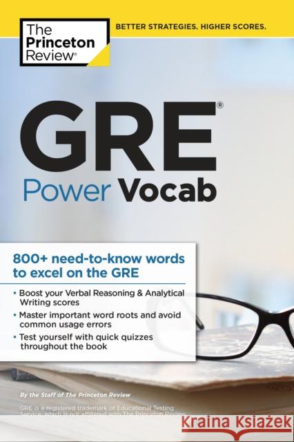 GRE Power Vocab Princeton Review 9781101881767