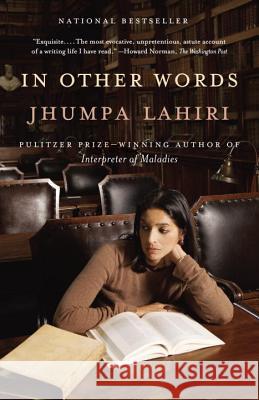 In Other Words Jhumpa Lahiri Ann Goldstein 9781101911464 Vintage