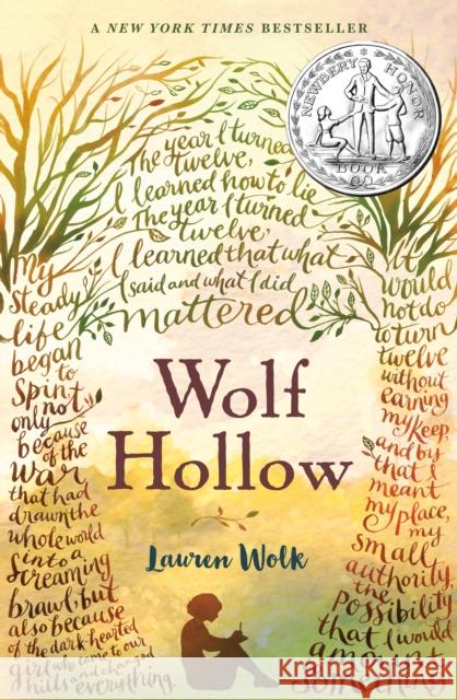 Wolf Hollow Lauren Wolk 9781101994849