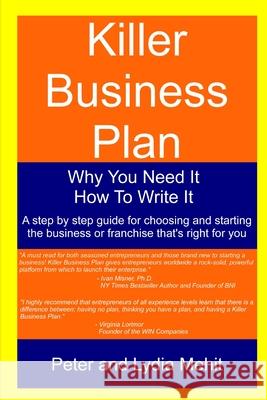 Killer Business Plan Peter &. Lydia Mehit 9781105380310