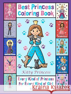 Best Princess Coloring Book Anita Valle 9781105548048