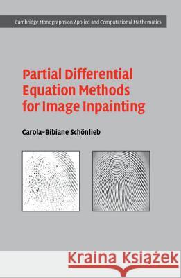 Partial Differential Equation Methods for Image Inpainting Carola-Bibiane Schonlieb Carola-Bibiane Sc Carola-Bibiane Scheonlieb 9781107001008 Cambridge University Press
