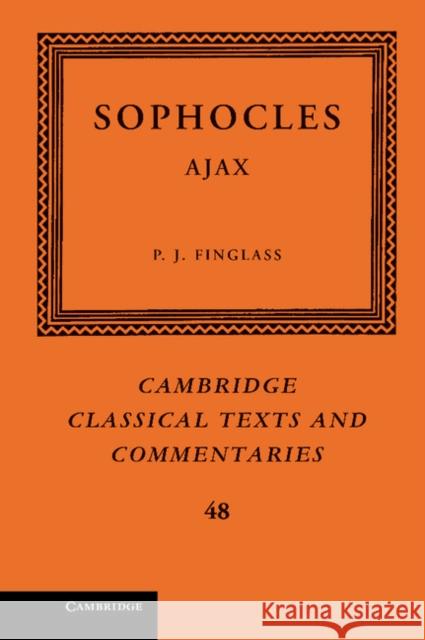 Sophocles: Ajax  Sophocles 9781107003071 0