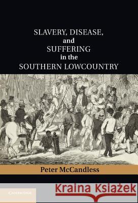 Slavery, Disease, and Suffering in the Southern Lowcountry Peter McCandless 9781107004153 0