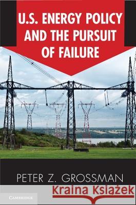 Us Energy Policy and the Pursuit of Failure Grossman, Peter Z. 9781107005174