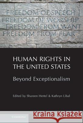 Human Rights in the United States Hertel, Shareen 9781107008465