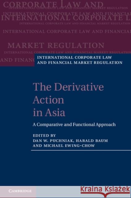 The Derivative Action in Asia: A Comparative and Functional Approach Puchniak, Dan W. 9781107012271