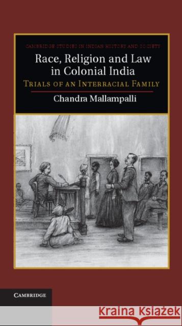 Race, Religion and Law in Colonial India: Trials of an Interracial Family Mallampalli, Chandra 9781107012615