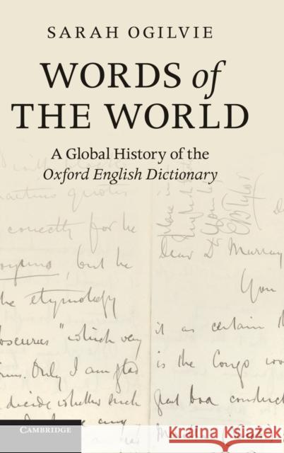 Words of the World Ogilvie, Sarah 9781107021839 Cambridge University Press