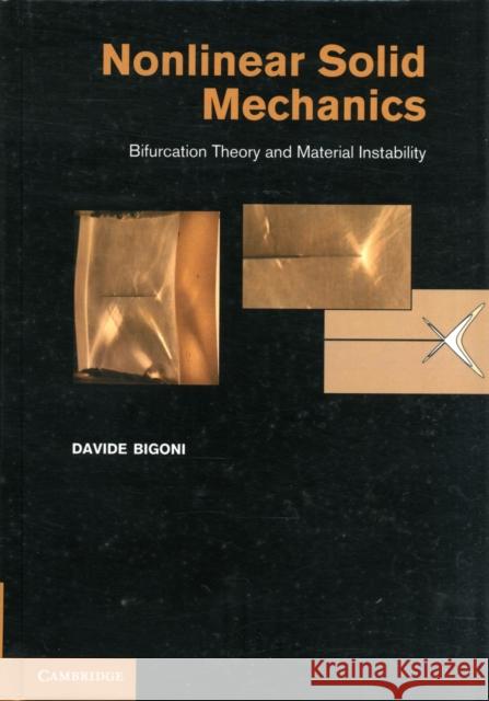 Nonlinear Solid Mechanics: Bifurcation Theory and Material Instability Bigoni, Davide 9781107025417