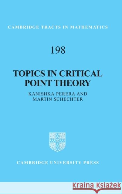 Topics in Critical Point Theory Kanishka Perera 9781107029668