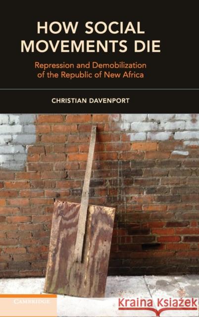How Social Movements Die: Repression and Demobilization of the Republic of New Africa Davenport, Christian 9781107041493 Cambridge University Press