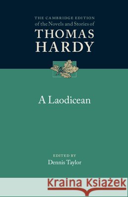 A Laodicean Thomas Hardy 9781107046948 Cambridge University Press