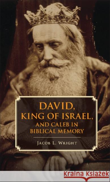 David, King of Israel, and Caleb in Biblical Memory Jacob L. Wright 9781107062276 Cambridge University Press