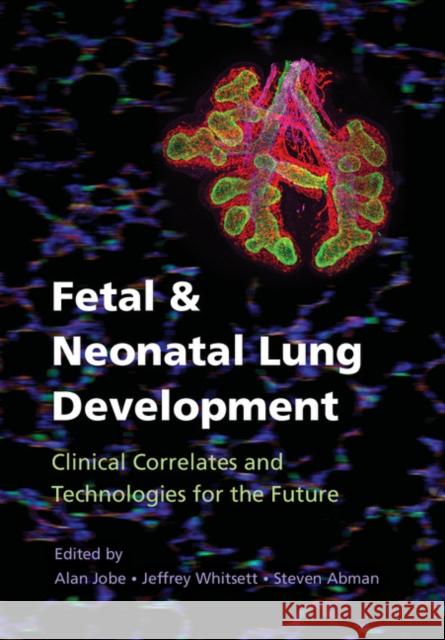 Fetal and Neonatal Lung Development: Clinical Correlates and Technologies for the Future Alan Jobe Jeffrey Whitsett Steven Abman 9781107072091 Cambridge University Press