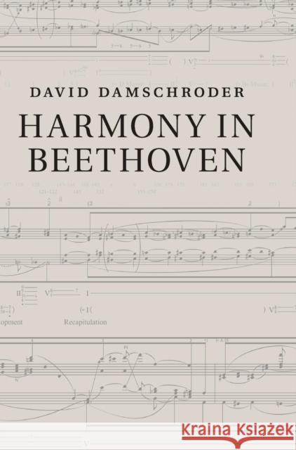 Harmony in Beethoven David Damschroder 9781107134584 Cambridge University Press