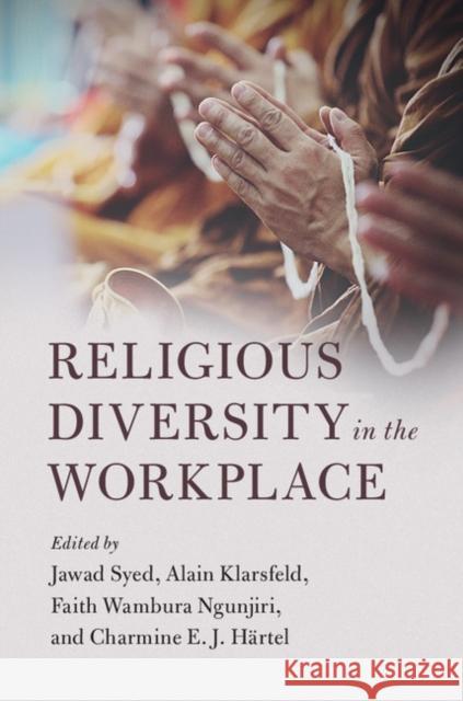 Religious Diversity in the Workplace Jawad Syed Alain Klarsfeld Faith Wambura Ngunjiri 9781107136038 Cambridge University Press