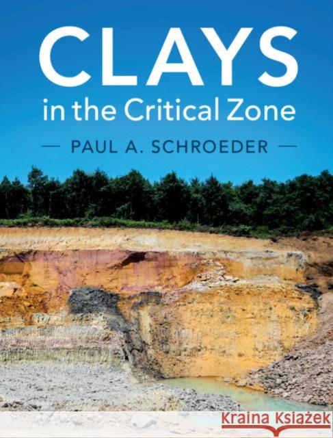 Clays in the Critical Zone Paul A. Schroeder 9781107136670 Cambridge University Press