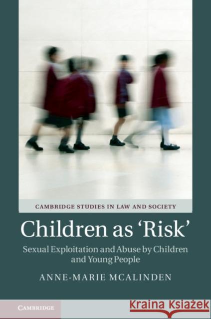 Children as 'Risk': Sexual Exploitation and Abuse by Children and Young People McAlinden, Anne-Marie 9781107144842