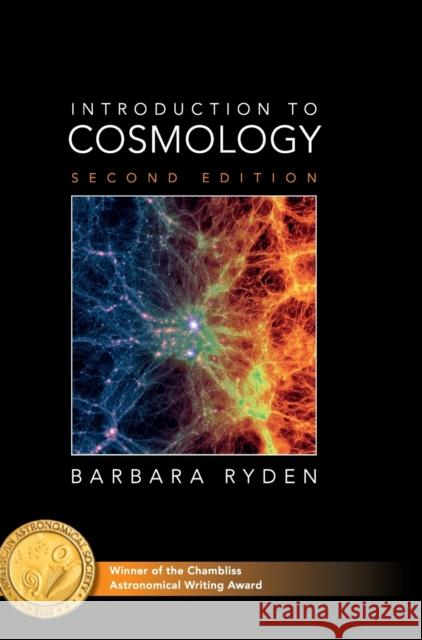 Introduction to Cosmology Barbara Ryden   9781107154834 Cambridge University Press