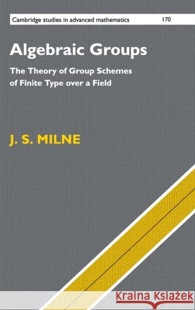 Algebraic Groups: The Theory of Group Schemes of Finite Type Over a Field Milne, J. S. 9781107167483 Cambridge University Press