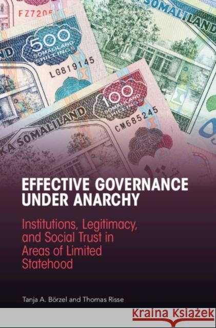 Effective Governance Under Anarchy: Institutions, Legitimacy, and Social Trust in Areas of Limited Statehood B Thomas Risse 9781107183698