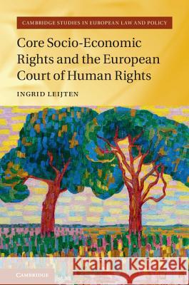 Core Socio-Economic Rights and the European Court of Human Rights Ingrid Leijten 9781107198470 Cambridge University Press