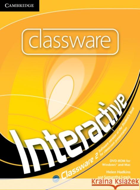 Interactive Level 2 Classware DVD-ROM Hadkins Helen Lewis Samantha 9781107402126