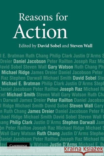 Reasons for Action David Sobel Steven Wall 9781107403574