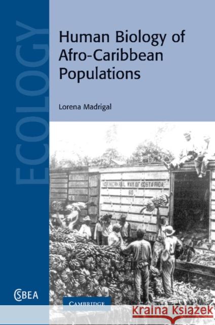 Human Biology of Afro-Caribbean Populations Lorena Madrigal 9781107406018 Cambridge University Press