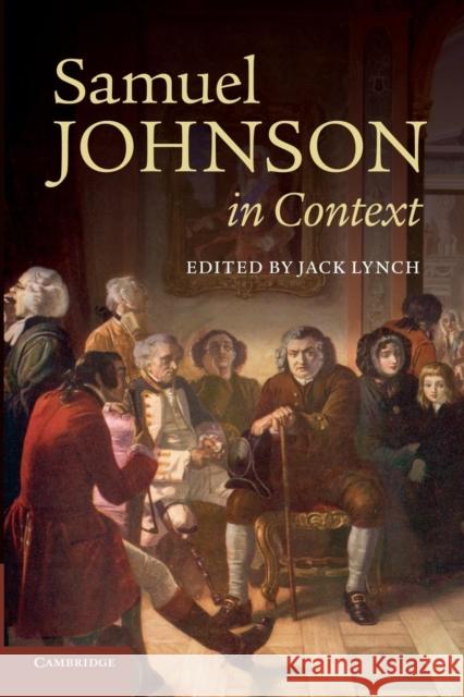 Samuel Johnson in Context Jack Lynch 9781107429574 Cambridge University Press