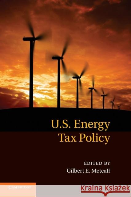 Us Energy Tax Policy Metcalf, Gilbert E. 9781107436022