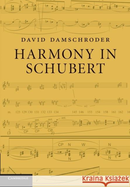 Harmony in Schubert David Damschroder 9781107442580 Cambridge University Press