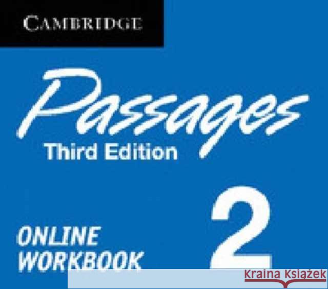 Passages Level 2 Online Workbook Activation Code Card Jack C. Richards Chuck Sandy 9781107447059 Cambridge University Press