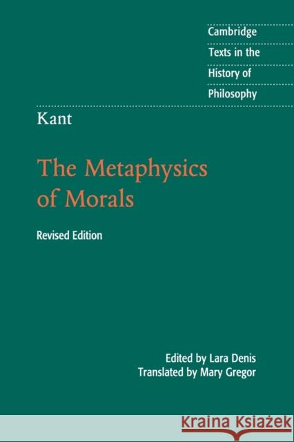 Kant: The Metaphysics of Morals Kant, Immanuel 9781107451353 CAMBRIDGE UNIVERSITY PRESS