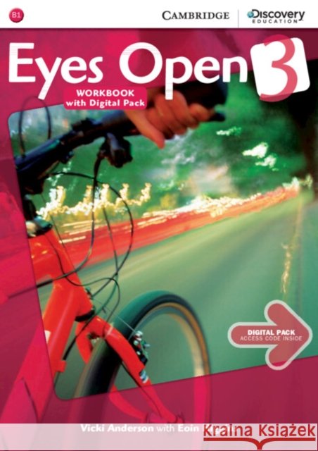 Eyes Open Level 3 Workbook with Online Practice Anderson Vicki Higgins Eoin 9781107467736
