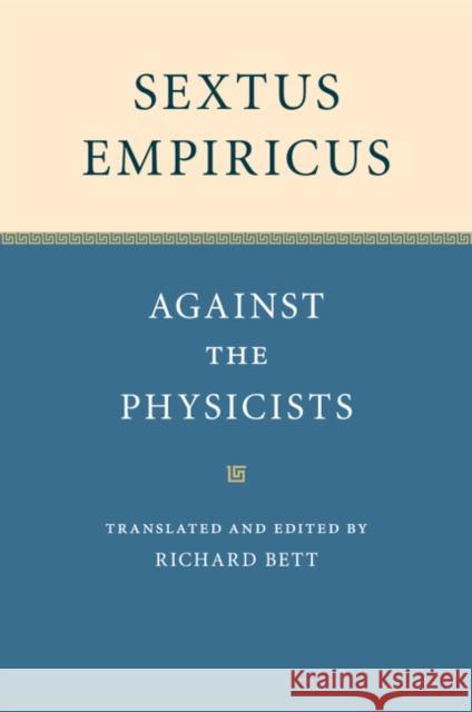 Sextus Empiricus Bett, Richard 9781107532274