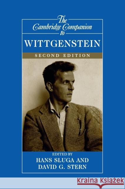 The Cambridge Companion to Wittgenstein Hans Sluga David G. Stern 9781107545946 Cambridge University Press