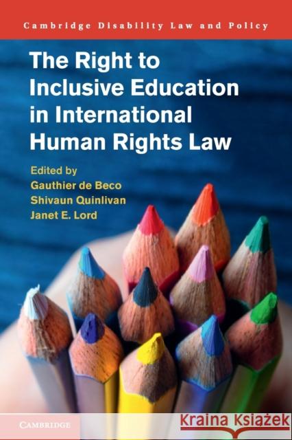 The Right to Inclusive Education in International Human Rights Law  9781107548510 Cambridge University Press