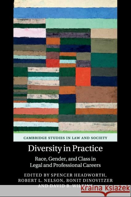 Diversity in Practice: Race, Gender, and Class in Legal and Professional Careers Headworth, Spencer 9781107559196 Cambridge University Press