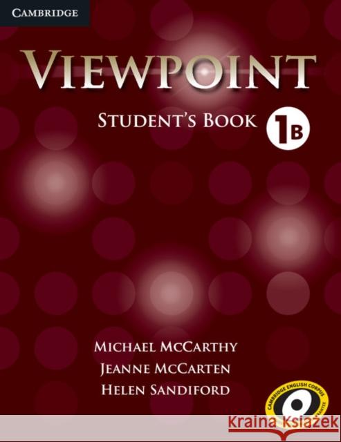 Viewpoint Level 1 Student's Book B Michael McCarthy Jeanne McCarten Helen Sandiford 9781107601529 Cambridge University Press