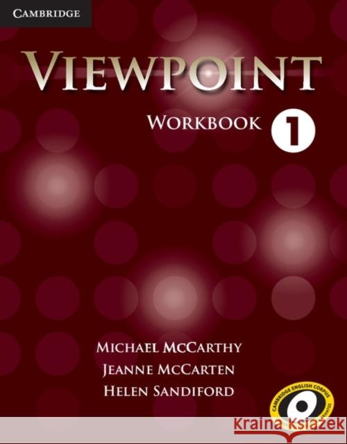 Viewpoint Level 1 Workbook McCarthy Michael McCarten Jeanne Sandiford Helen 9781107602779 Cambridge University Press