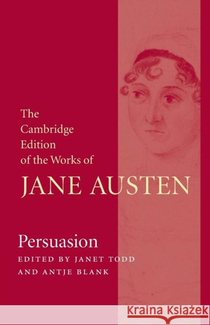 Persuasion Jane Austen Janet Todd Antje Blank 9781107620452 Cambridge University Press