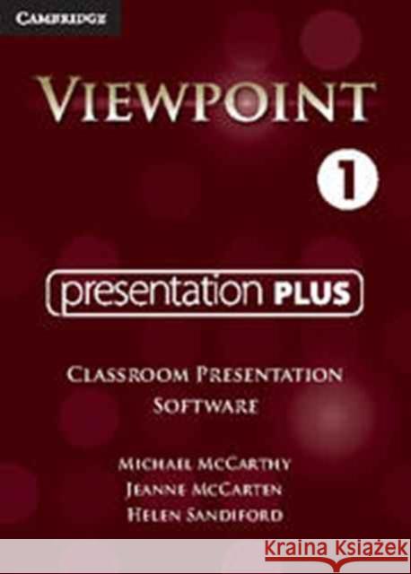 Viewpoint Level 1 Presentation Plus Michael McCarthy Jeanne McCarten Helen Sandiford 9781107629783