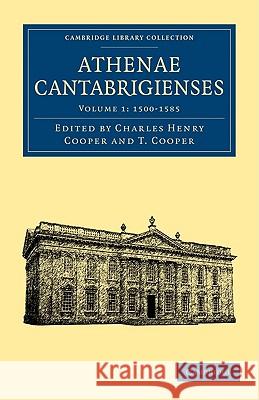 Athenae Cantabrigienses Charles Henr Cooper 9781108000369 